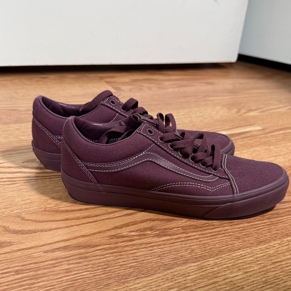 Vans Deep Maroon Canvas Shoes - Picture 1 of 6